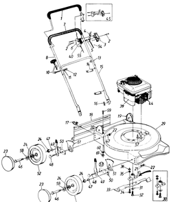 Part Location Diagram of 731-1030 Husky Rear Flap 16.62